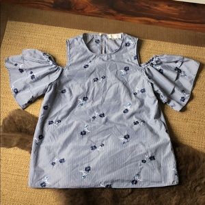 Michael Kors, Navy floral cold shoulder